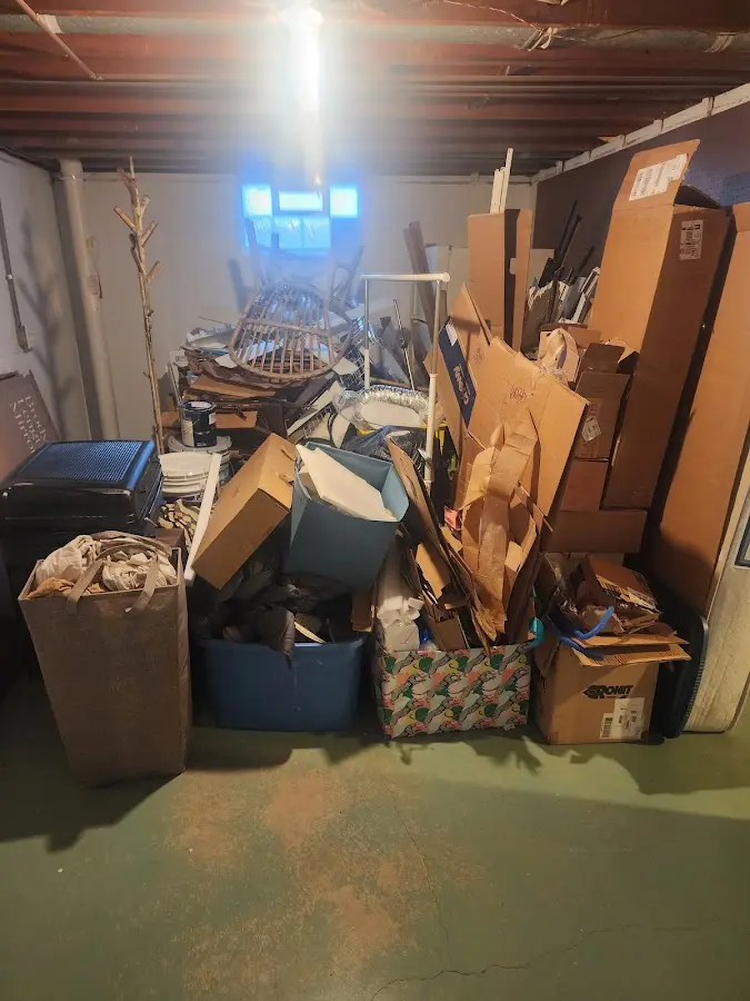 Roll-off dumpster container at job site for Yard Waste Dumpster Rental in Kaysville